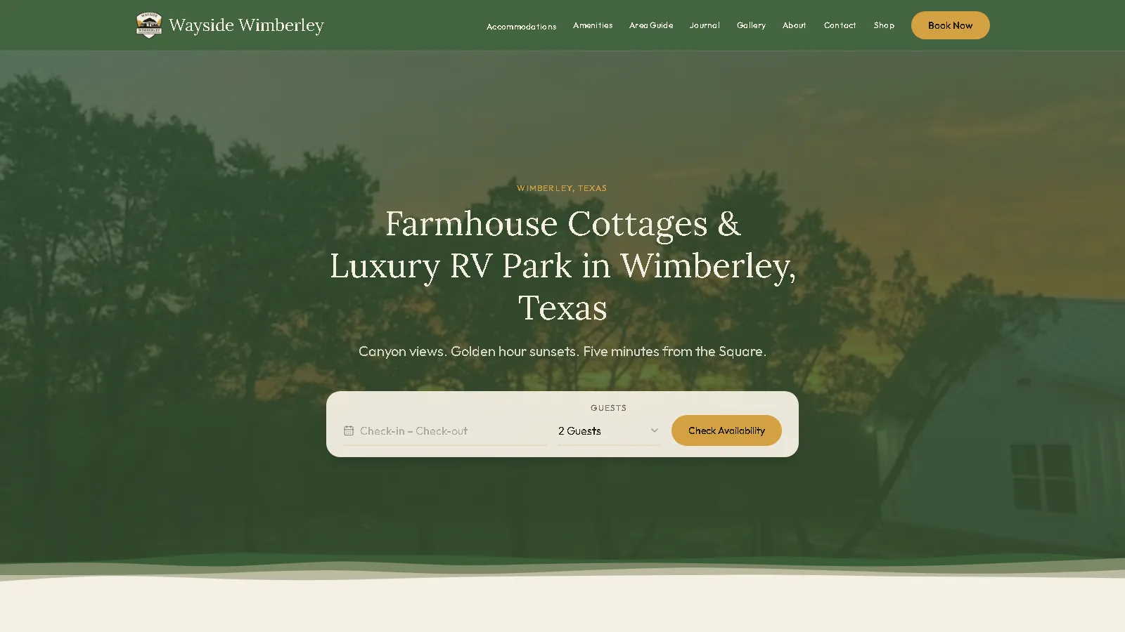 Wayside Wimberley website